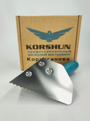 Изображение товара Шпатель Корчуганова зубчатый для внутренних углов Korshun