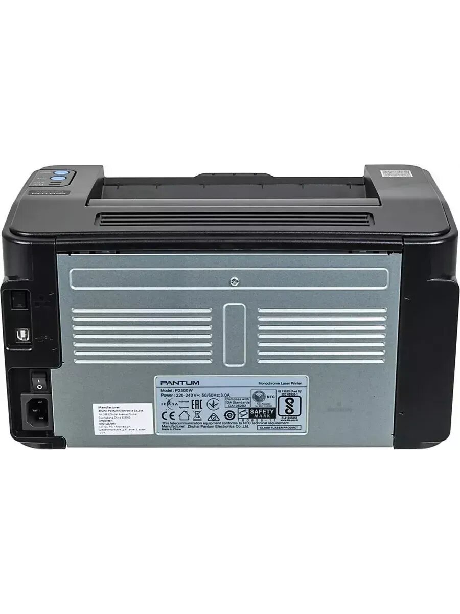 Принтер лазерный P2500W A4 WiFi черный — фото 1