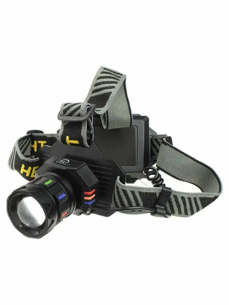 Налобный фонарь HT-8046-PM20-TG 1СВД, cob, акумуляторный