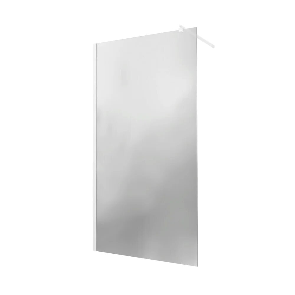 Душевая перегородка Parly T100F 100 см  стеклянная  матовая  белая