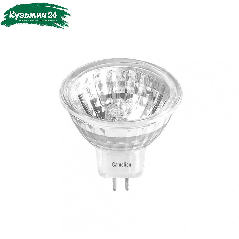 Лампа галогенная Camelion JCDR 220V 35W GU5.3 с защитным стеклом 1952