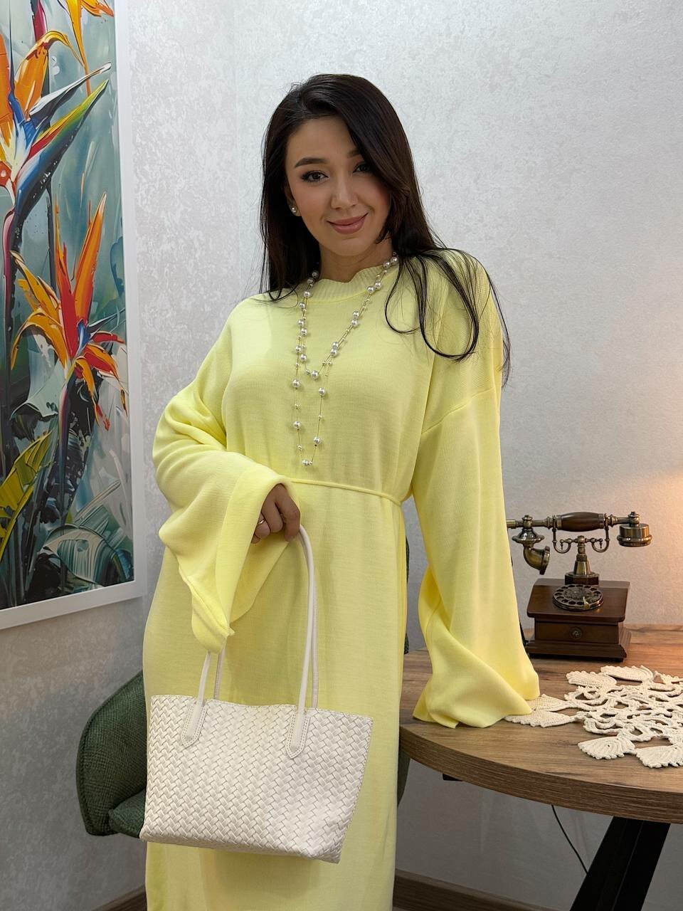 Платье для кормящих мам SOFT KNIT ELEGANCE Collection — женские вязаные трикотажные платья макси, тепло, уют и стиль каждый день