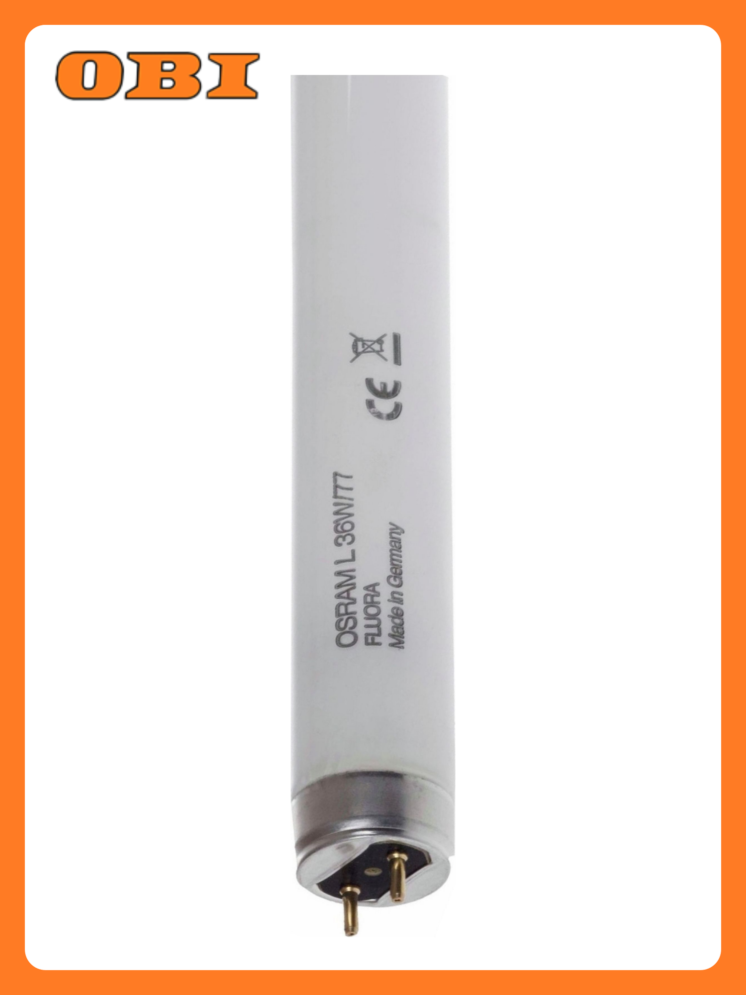 Люминесцентная лампа OSRAM FLIORA G13 Т8 36 Вт 1400 лм 7700 K трубка