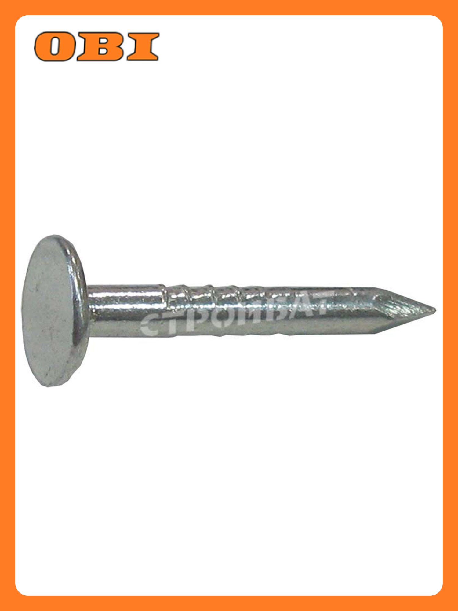 Гвозди толевые Tech-KREP Стройбат 28x50 мм 210 г увеличенная шляпка серые