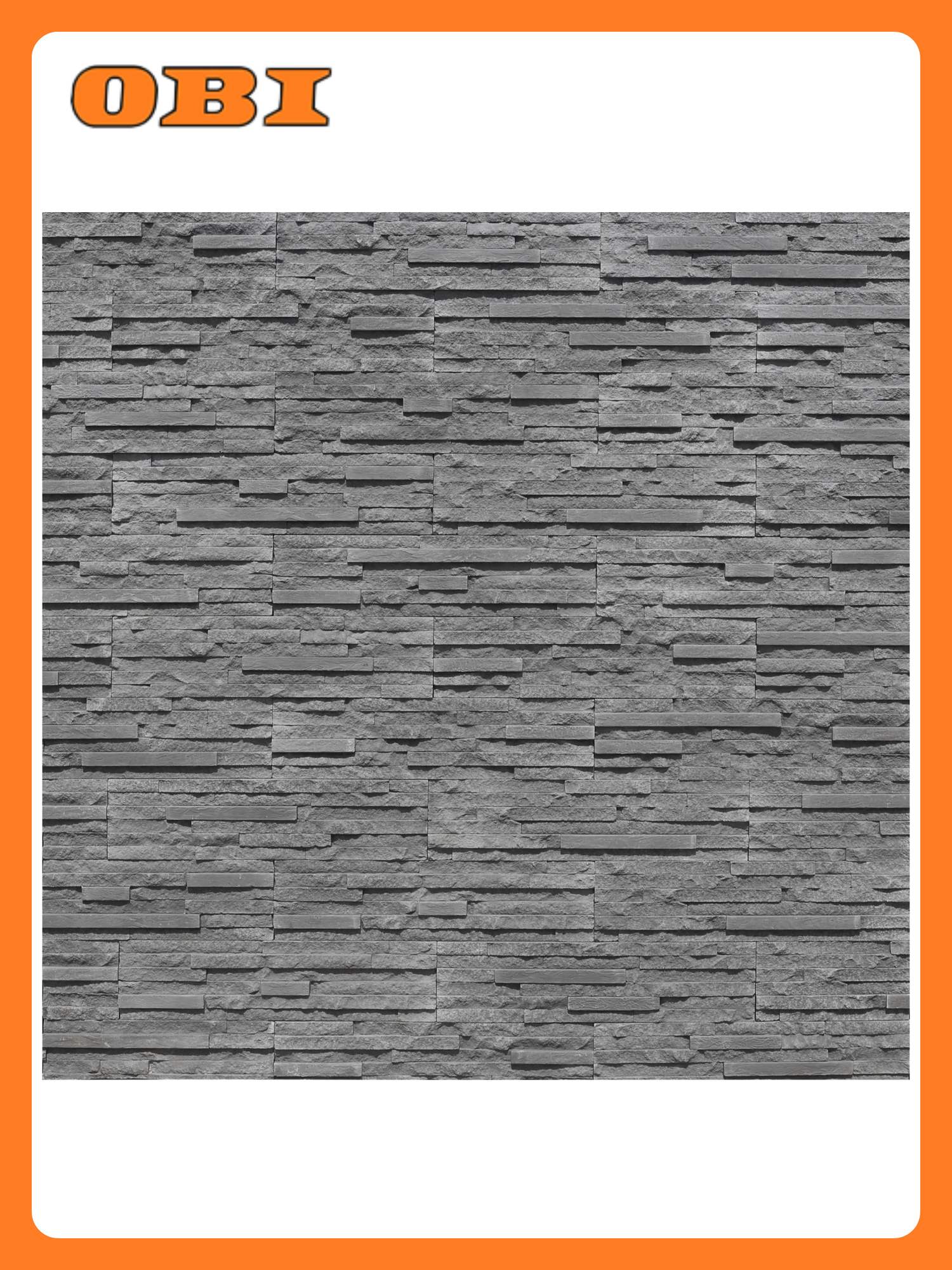 Гипсовая плитка Monte Alba  Айлэнд   для стен  серый  38x9 5 см