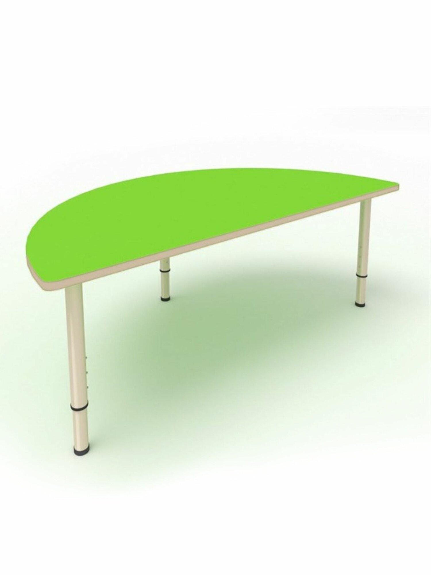 Столик детский растущий Полукруг зеленый