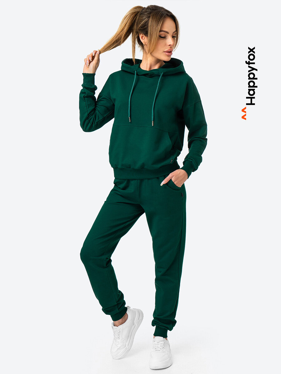 Костюм спортивный Happyfox размер 46 морская волна