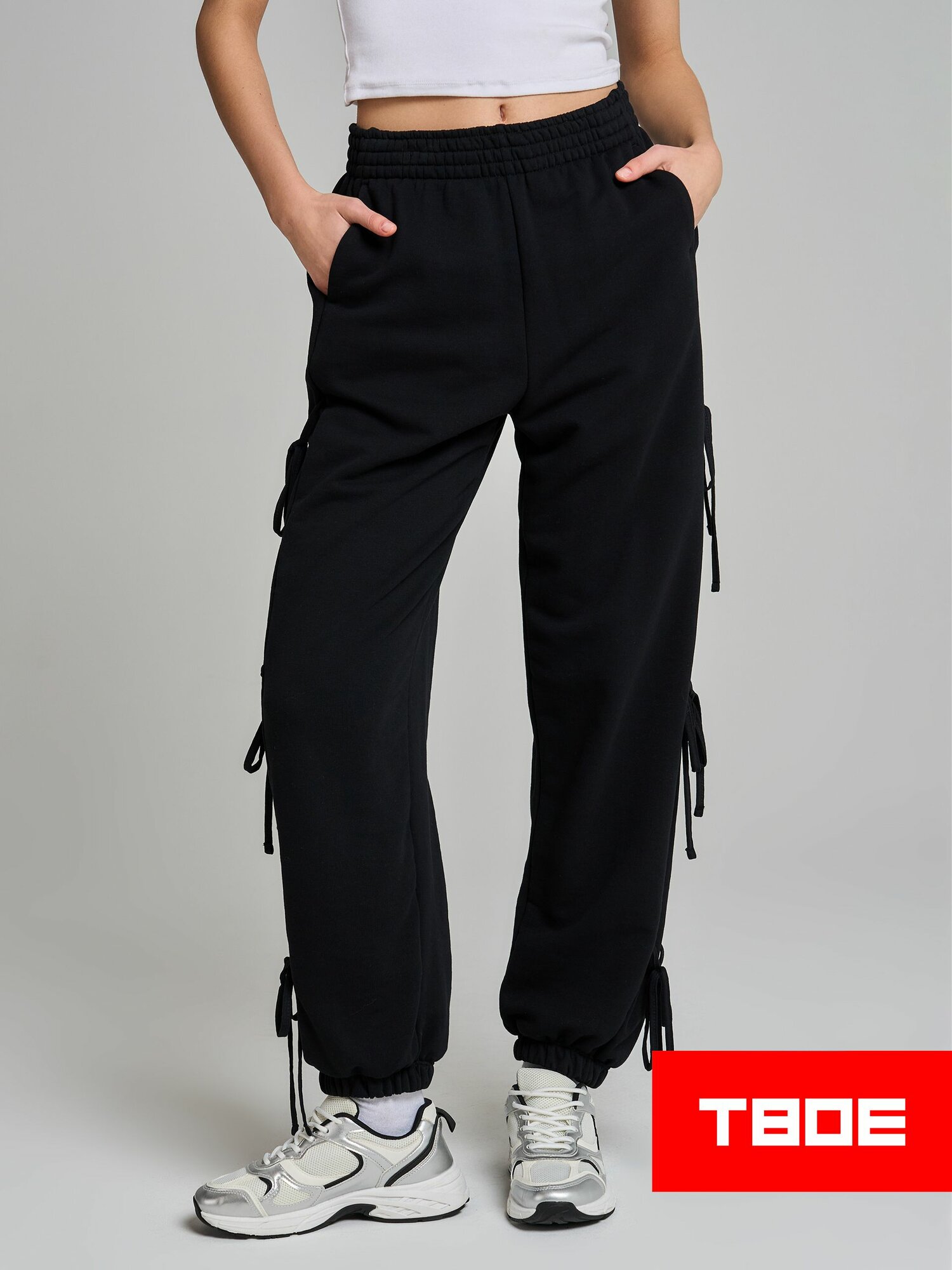 Брюки спортивные ТВОЕ размер L черный/черный