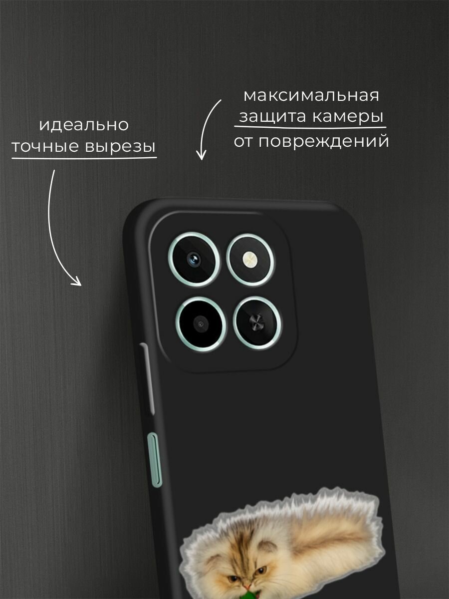 Черный матовый чехол на Xiaomi Redmi Note 14 Pro+ 5G / Сяоми Редми Нот 14 Про+ 5G с принтом Блестящий диск — фото 1