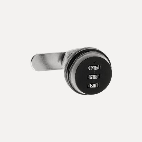 Изображение товара Замок кодовый тундра, для почтового ящика, цвет черный, длина резьбовой части 30 мм