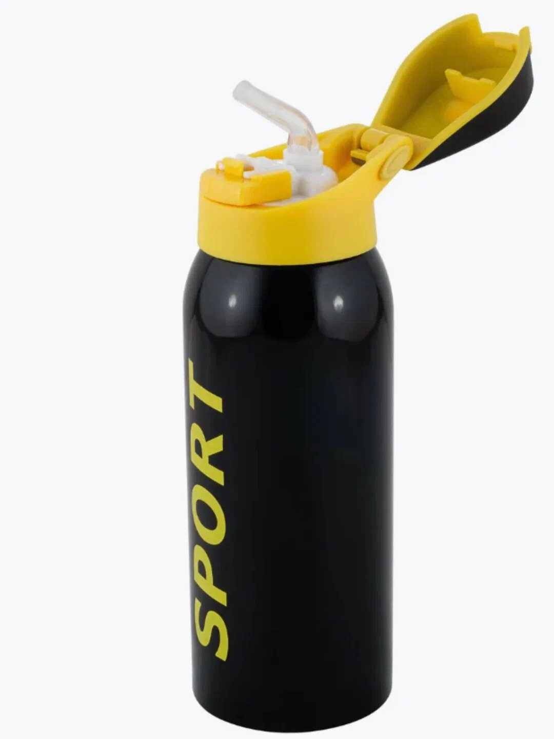 Термос со спортивной трубкой, для взрослых, детей и школьников, разные 500 мл