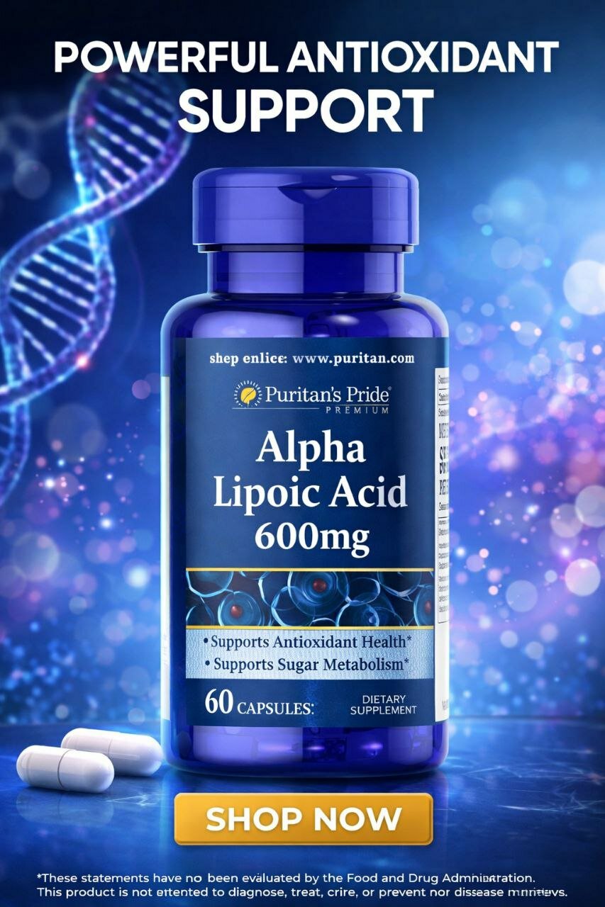 Альфа-липоевая кислота-АЛК для ускорение энергетического обмена