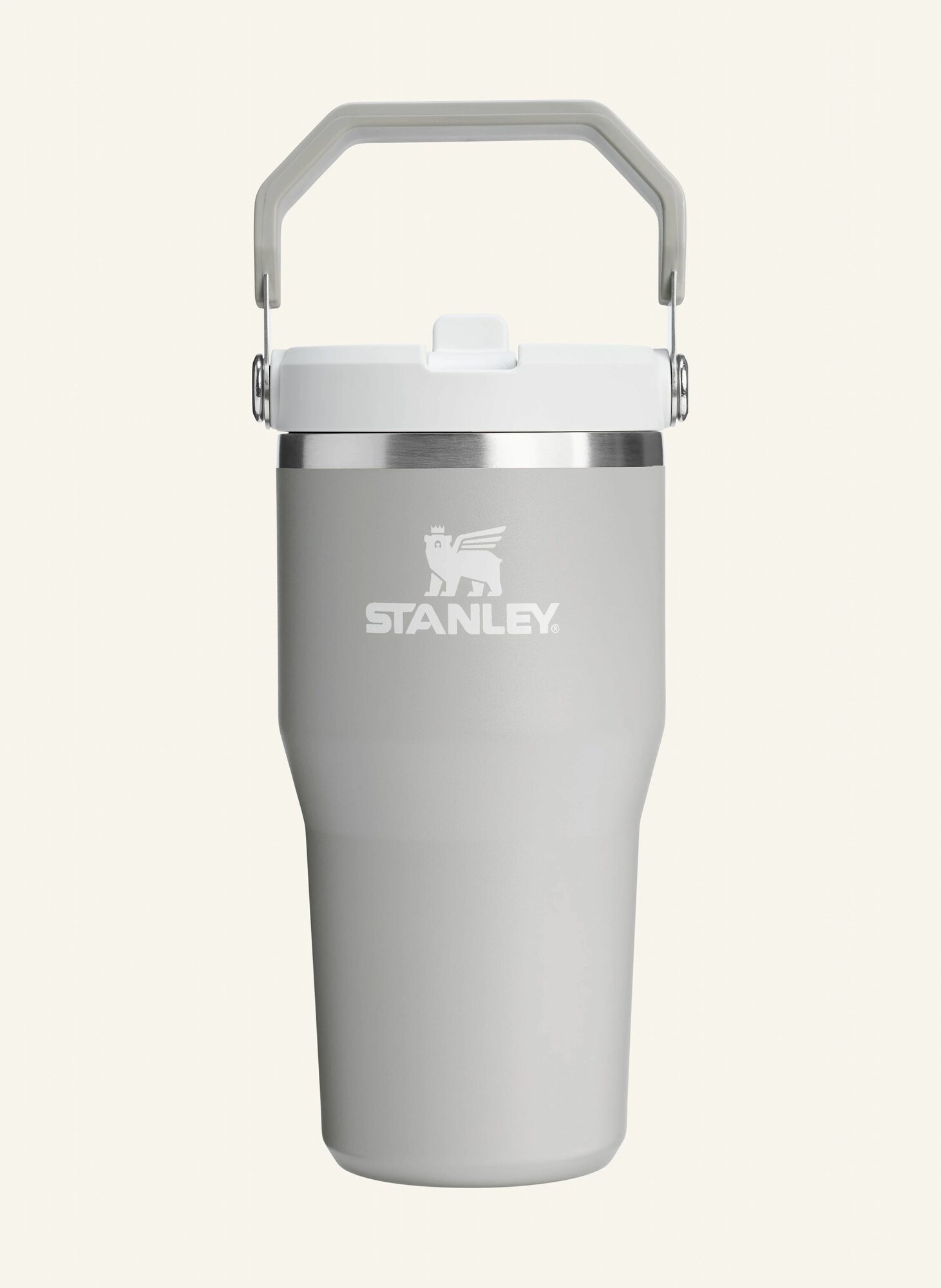 Термокружка STANLEY THE ICEFLOW FLIP STRAW 2.0, 600 мл/серый