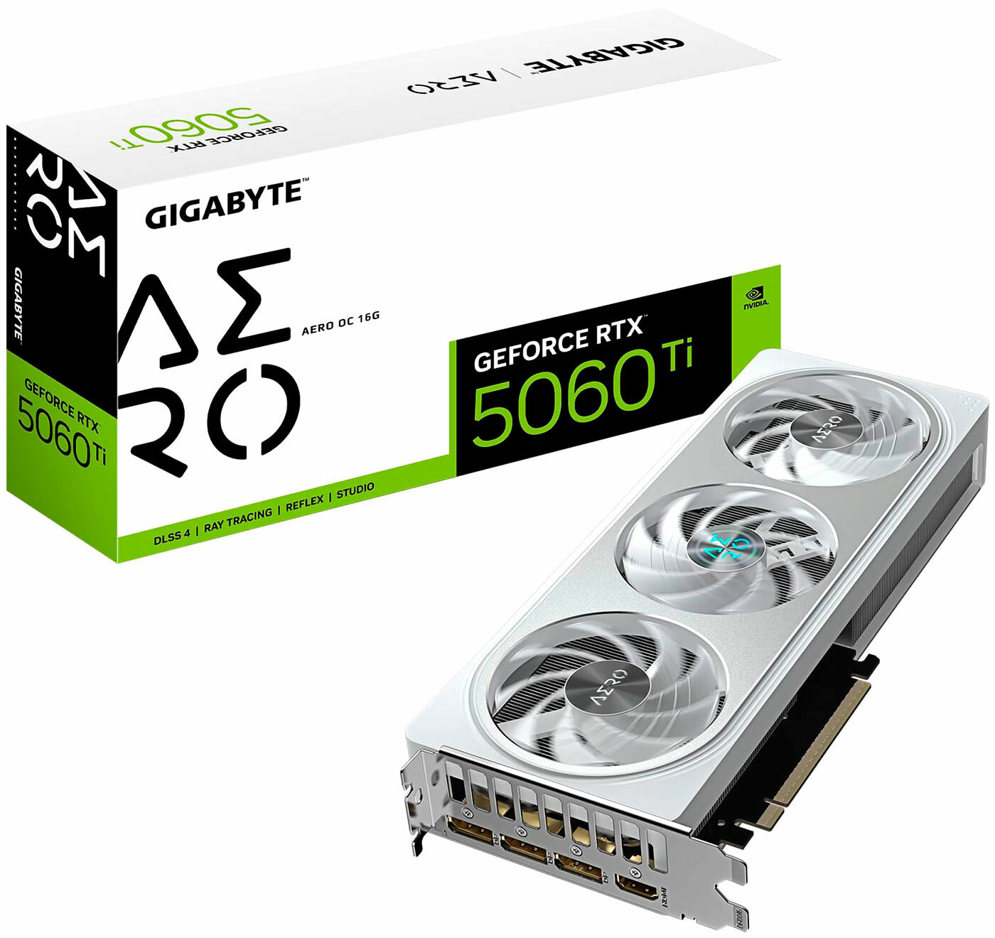 Видеокарта Gigabyte GeForce RTX 5060 Ti AERO OC 16GB (GV-N506TAERO OC-16GD)