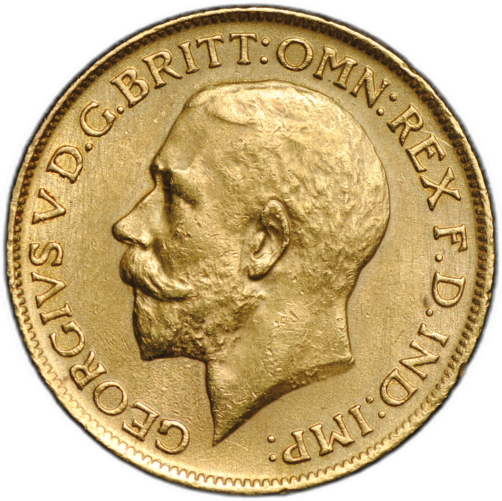 Монета 1 соверен (фунт) 1911 Великобритания