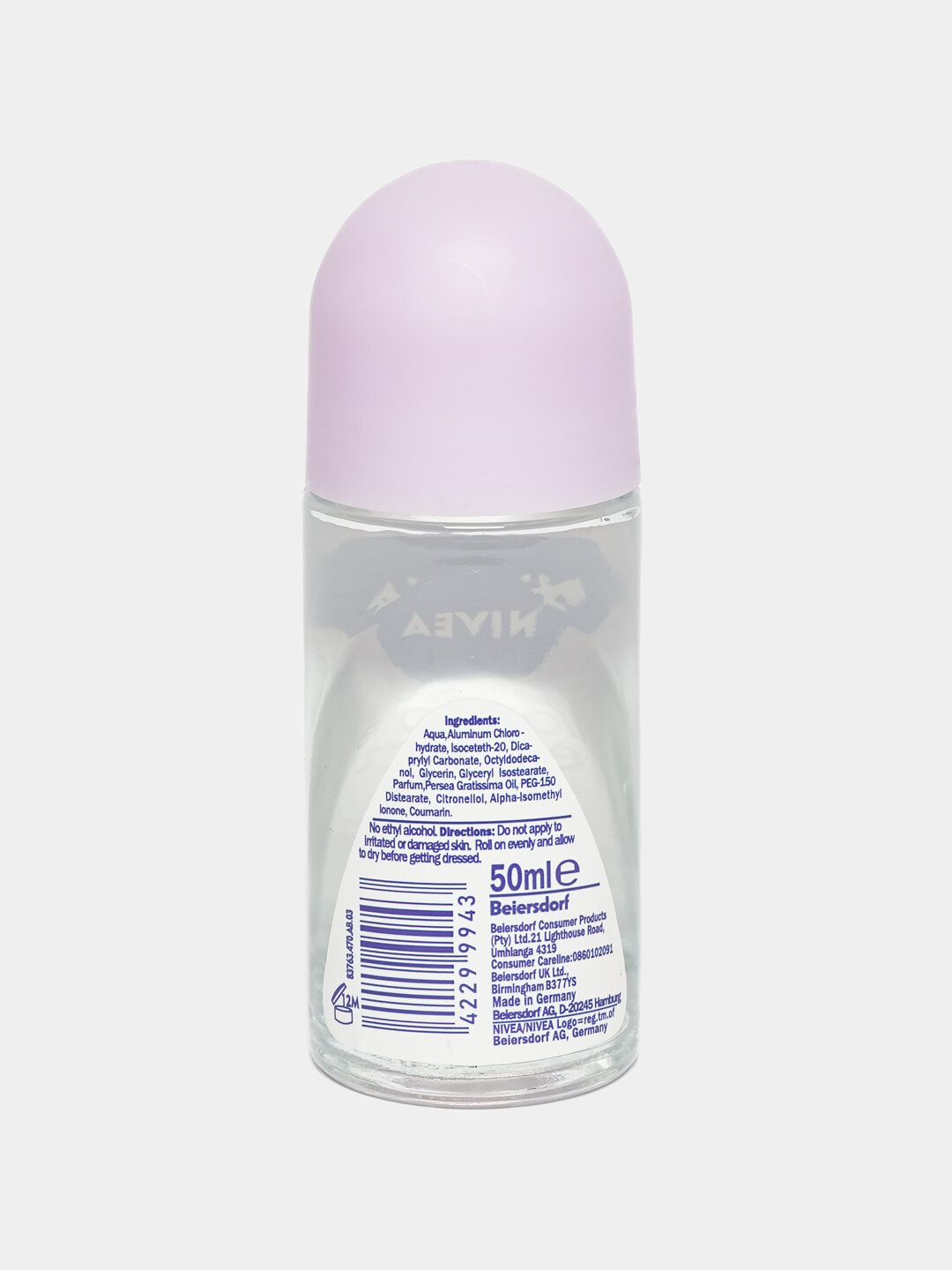 Дезодорант NIVEA "Double Effect", шариковый, защита 48ч, 50мл, женский — фото 1