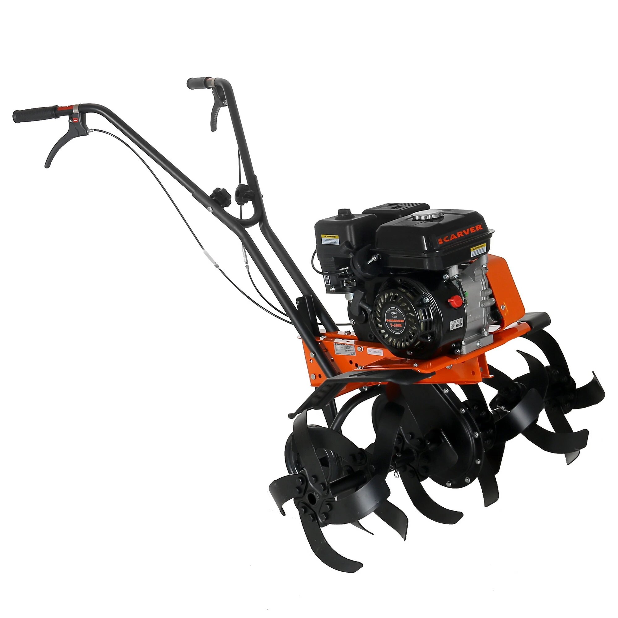 Культиватор бензиновый Carver T-650R мощность 4800Вт 85см ширина