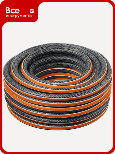 Изображение товара Поливочный шестислойный шланг Grinda Proline ultra 6 1/2", 50 м, 30 атм, двойное армирование 429009-1/2-50