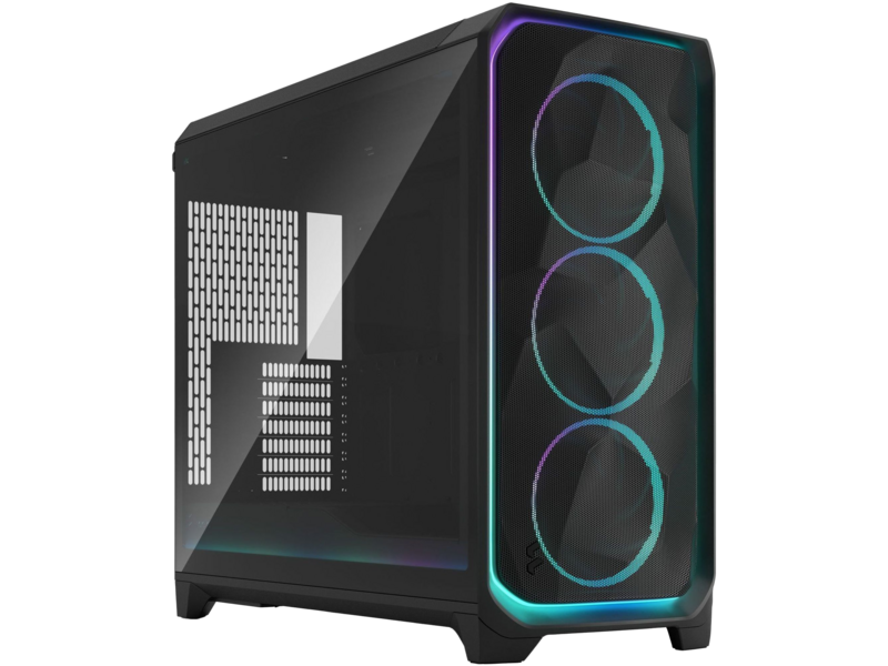 Корпус пк без блока питания корпус пк без блока питания/ Case Fractal Design Meshify 3 XL Solid, Full-Tower, 3x140mm, 2xUSB-A 3.2 + 1xUSB 3.2 Type-C, SSI-EEB, SSI-CEB, ATX, mATX, mITX Black