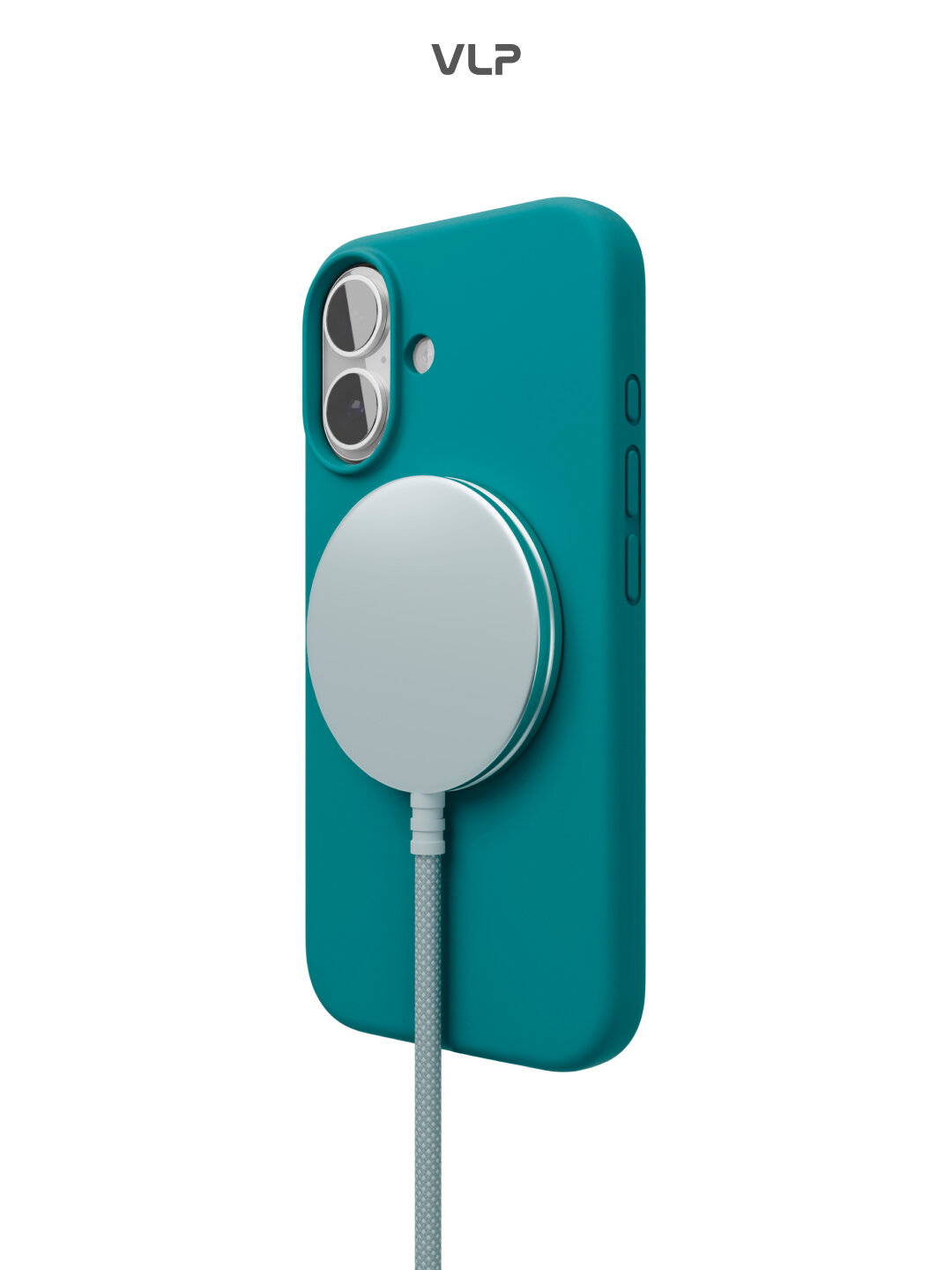 Чехол на iPhone 16 с MagSafe VLP Aster Case, зеленый — фото 1