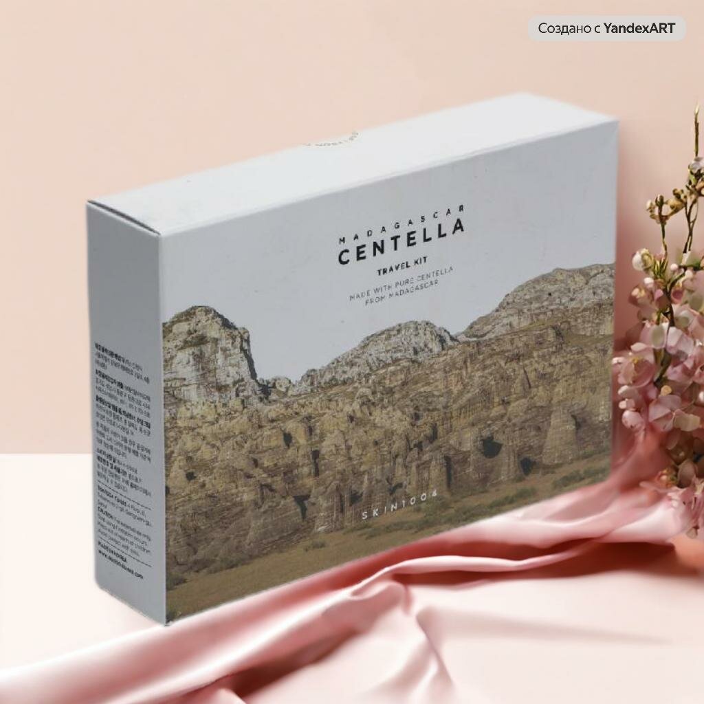 Sentella Набор косметики с центеллой, для лица и ухода, корейский Skin1004 Madagascar