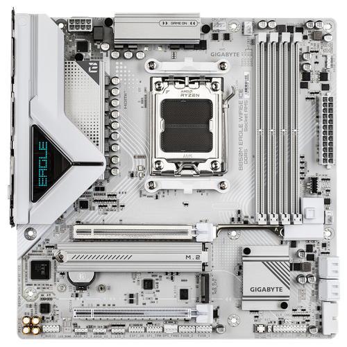 фото Материнская плата gigabyte b850m eagle wifi6e ice, am5, amd b850, micro-atx, rtl (b850m eagle wifi6e ice)