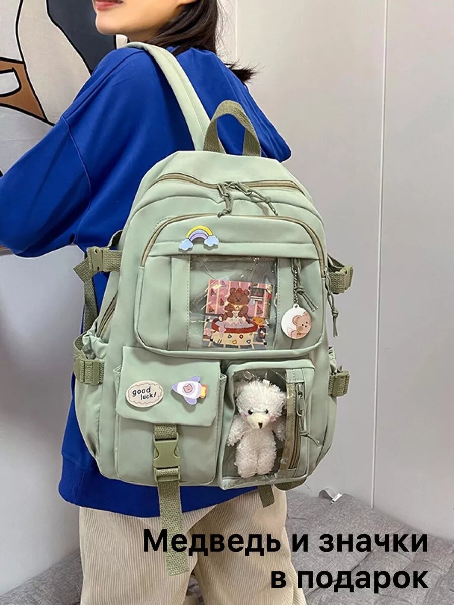 Рюкзак для студентов школьный молодёжный подростковый — фото 1