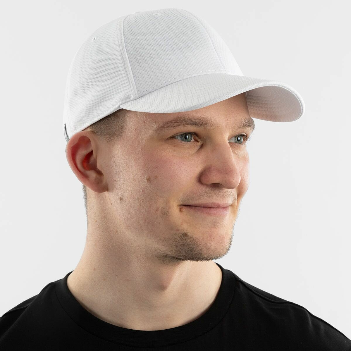 Бейсболка JAKO Базовая коллекция для мужчин и женщин, размер SENIOR, white — фото 1