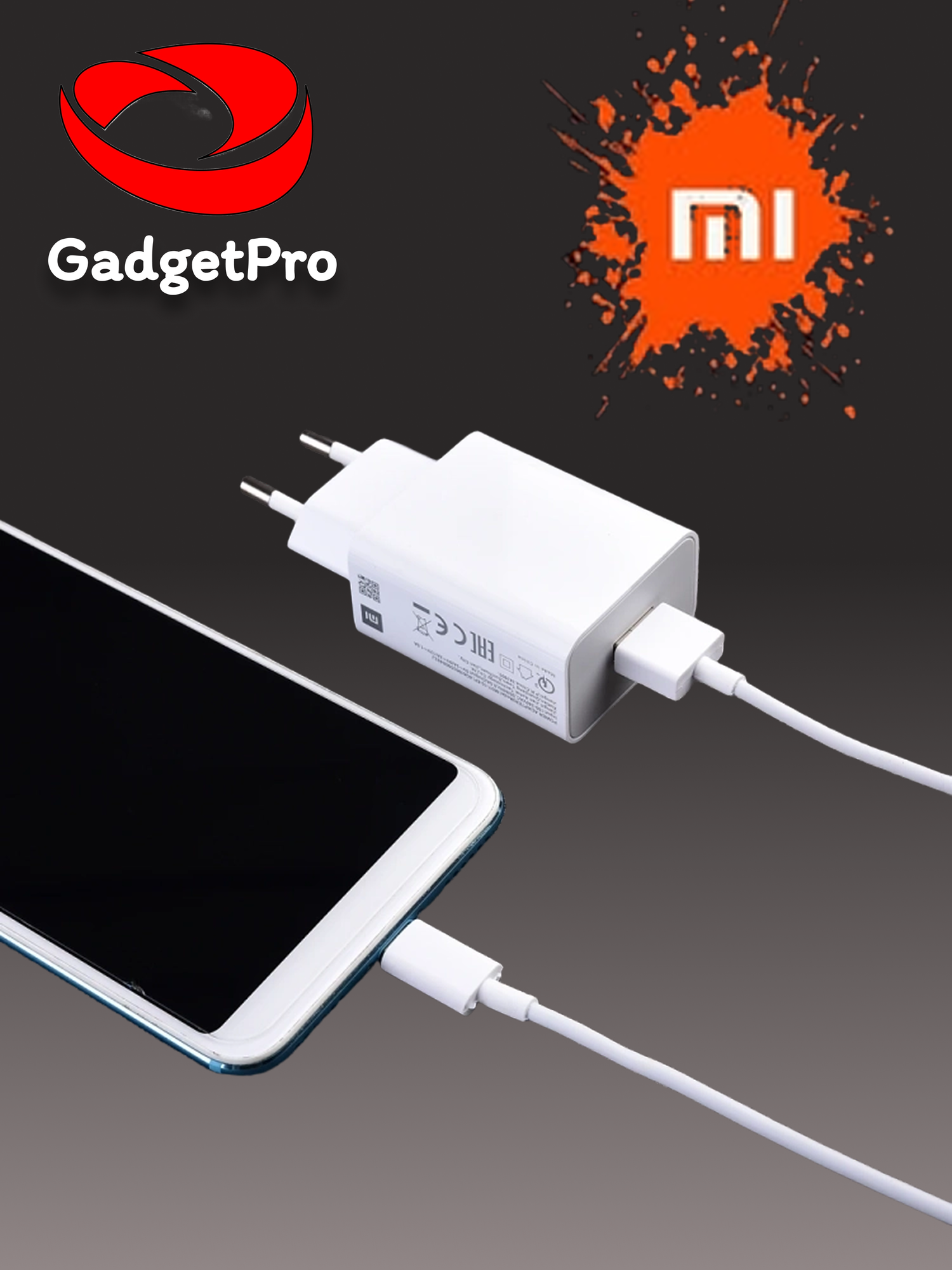 Зарядное устройство Xiaomi Adaptor MDY-10-EF QC 3.0, мощность 18Вт, оригинальное, белое