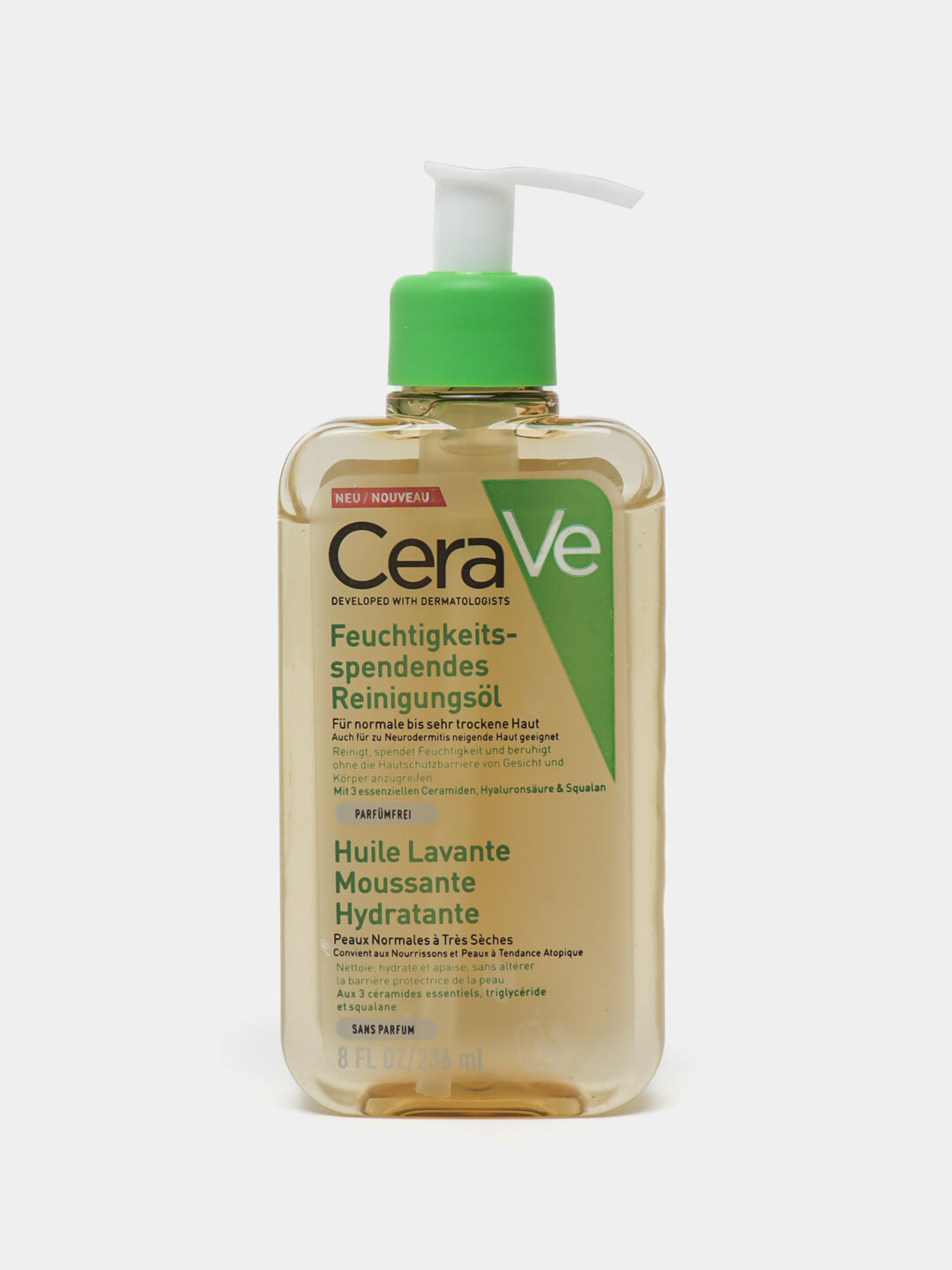 CeraVe Hydrating Foaming Oil Cleanser — роскошное очищение и невероятная мягкость для вашей кожи