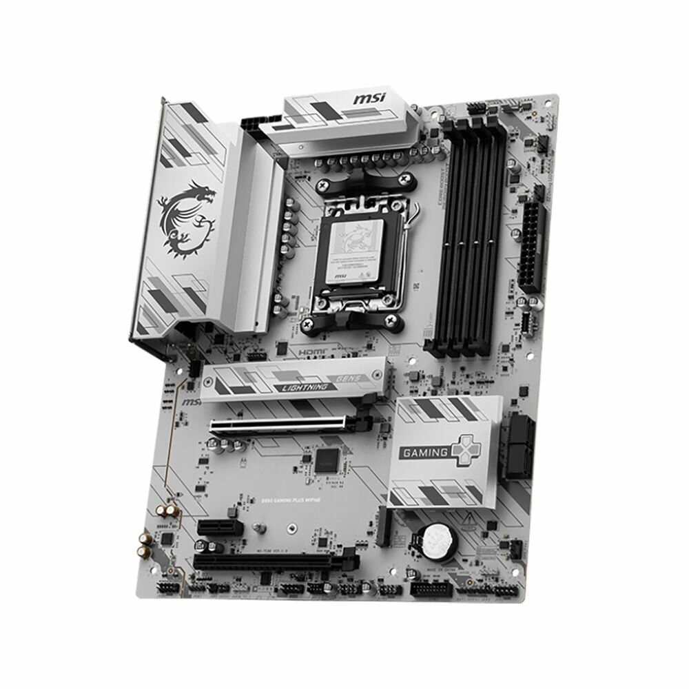 Материнская плата MSI B850 GAMING PLUS WIFI6E, AM5, AMD B850, ATX, RTL (B850 GAMING PLUS WIFI6E) — фото 1