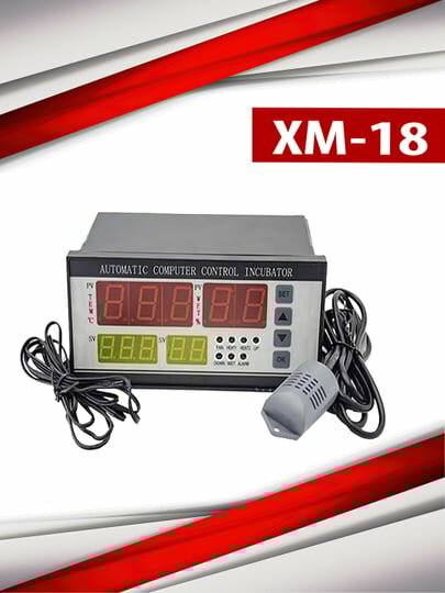 XM-18 12V контроллер инкубатора — 2 датчика (температура+влажность), руководство — фото 1