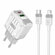 Сетевое зарядное устройство, 1 PD 20W + 1 USB 3.0 QC (C135A), HOC...