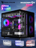 Корпус Invader Q10 кубик + 3 ARGB вентилятора + контроллер + пуль...
