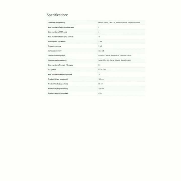 NX102-1000 Контроллер серии NX OMRON — фото 1