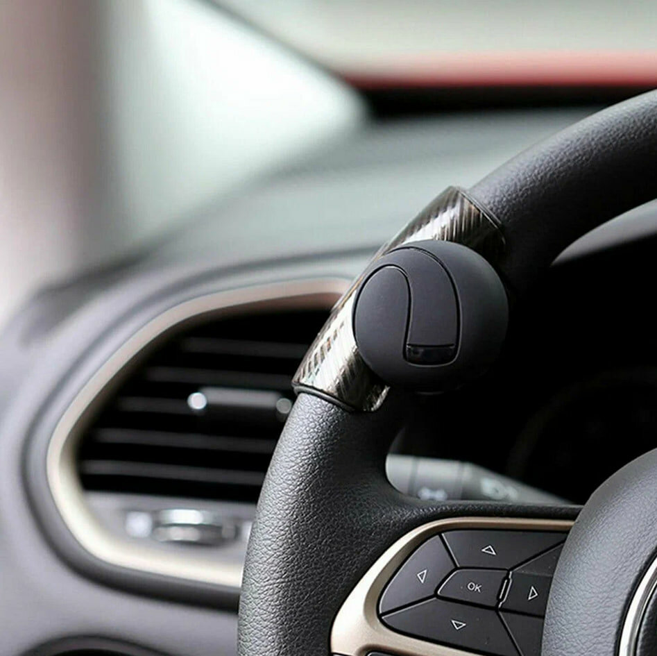 Руль-лентяйка для рулевого управления Black, ABS-пластик, черный — фото 1