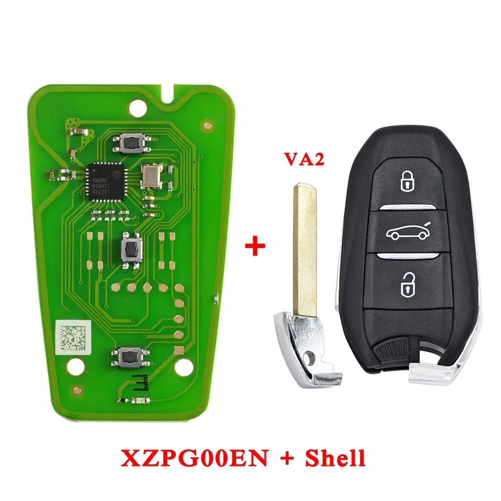 Специальная печатная плата Xhorse XZ Series PEG.T для моделей Peugeot, Citroen и VA2 SHELL WITH PCB