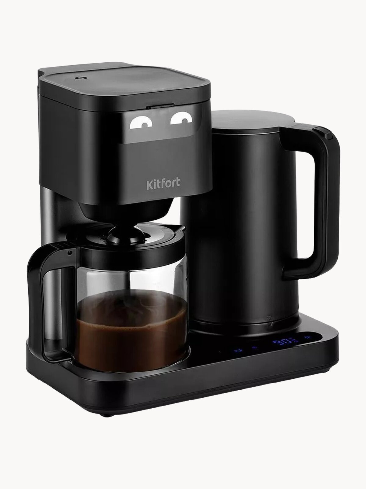 Кофеварка "2 в 1" Kitfort КТ-7143