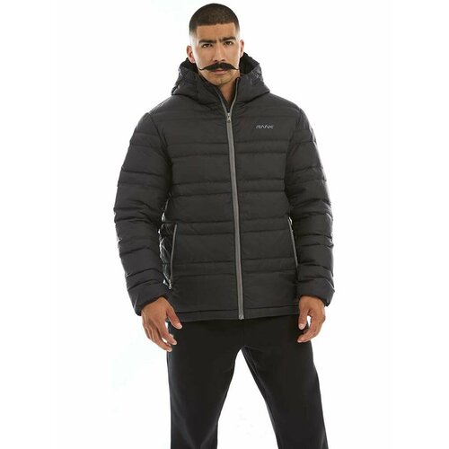 фото Пуховик rank proof-tex down hooded jacket, размер s, черный