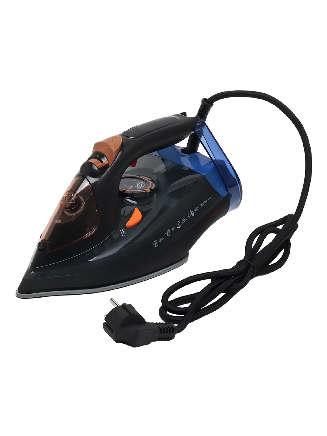 Утюг Shivaki SH-SI-9508 мощность 2600Вт, Паровой удар 350 г/мин, Автоматическое отключение, 3 автоматических режима