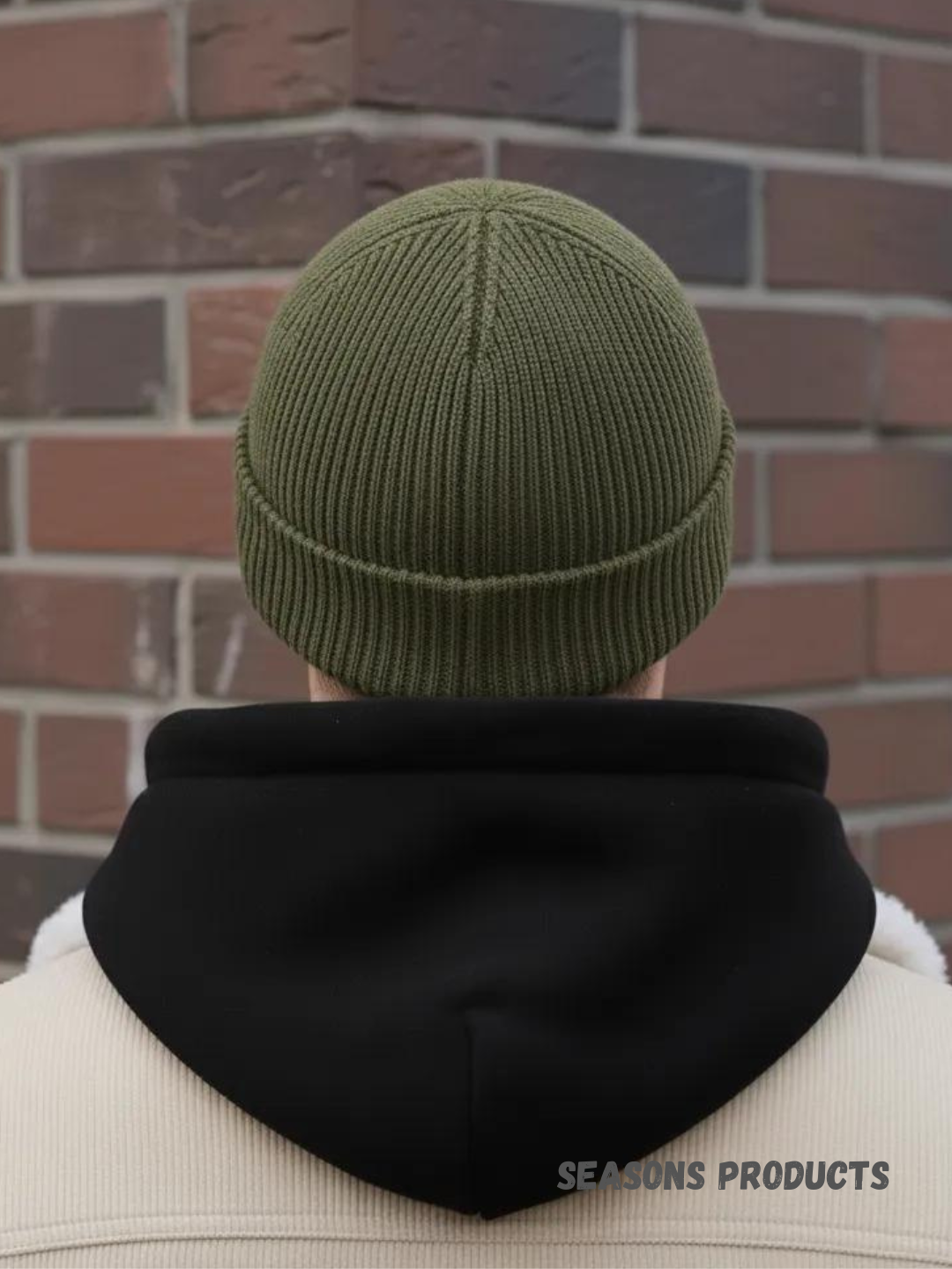 Шапка для мальчиков и мужчин, размер 54-60, 037 зеленый — фото 1