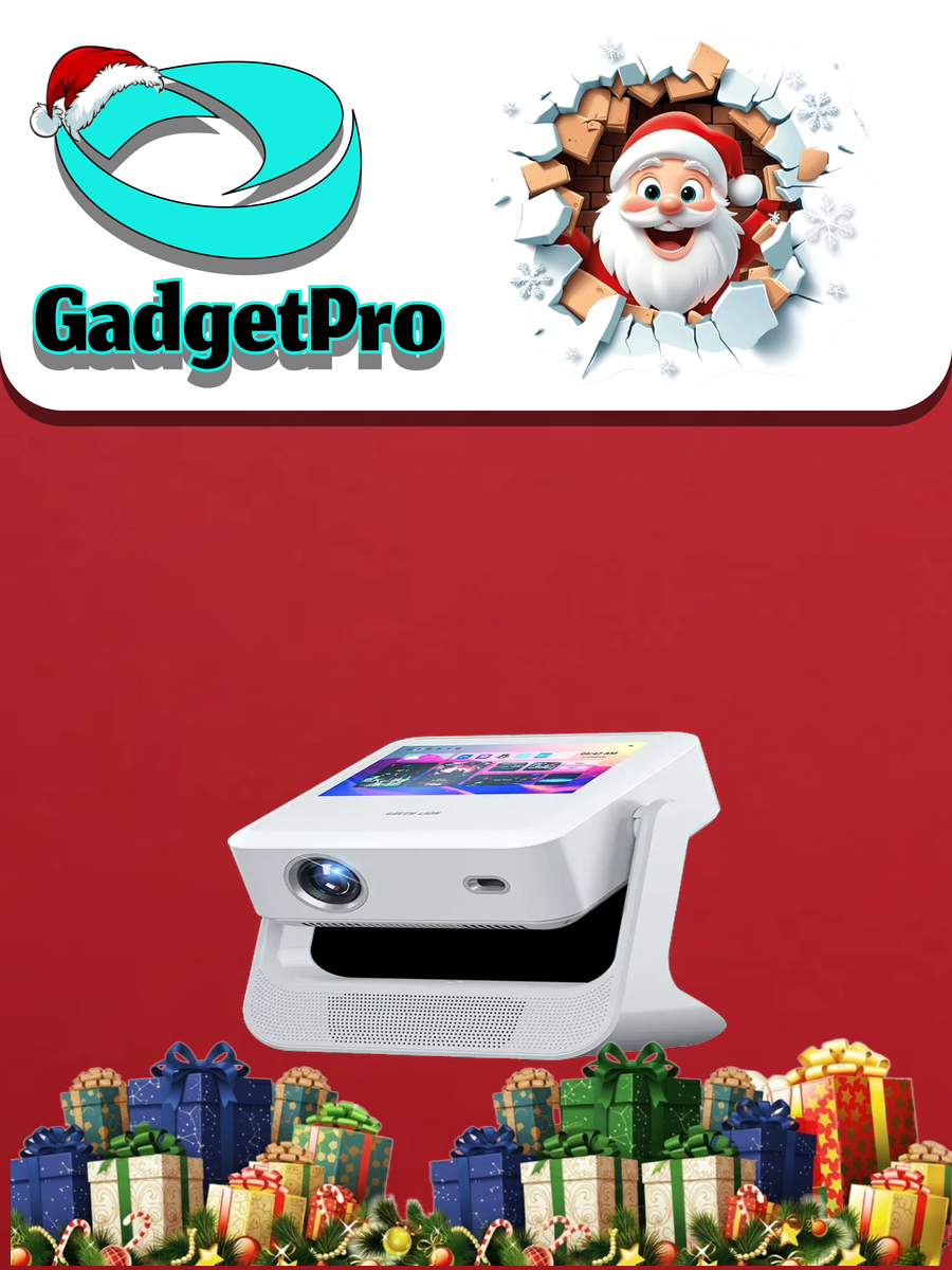 Проектор Green Lion Orion HD 1280×720P, Android 9.0, 8", 4K-декодер, Wi-Fi, Bluetooth, 180°, 2×5 Вт