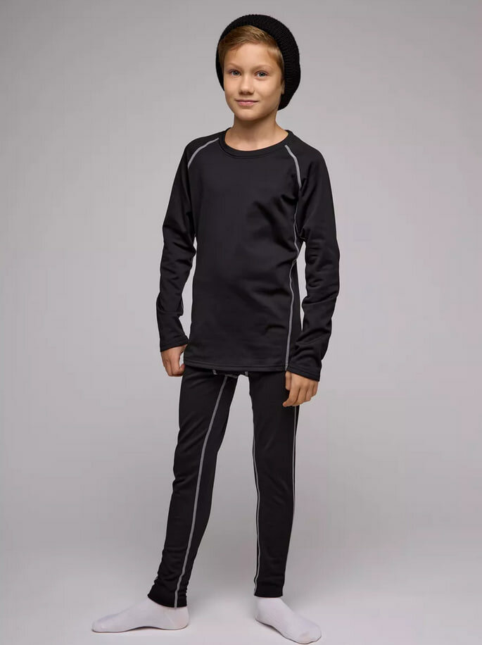 Комплект термобелья , размер 155-165, черные — фото 1