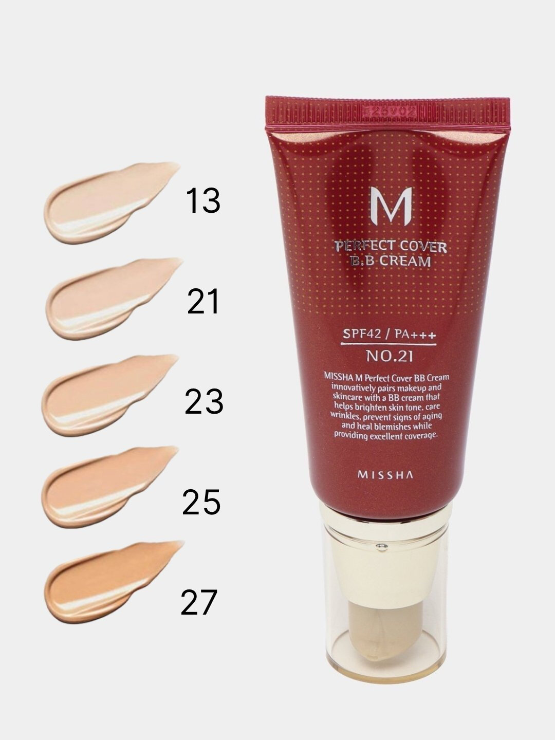 Корея Тональный ВВ-крем для лица Missha BB Cream, 50 мл — фото 1