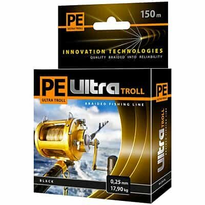 Плет. шнур PE ULTRA TROLL BLACK 0.25m 150m