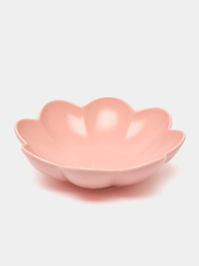 Блюдца "HAPPY KITCHEN", керамические, с цветочными фигурками — фото 1