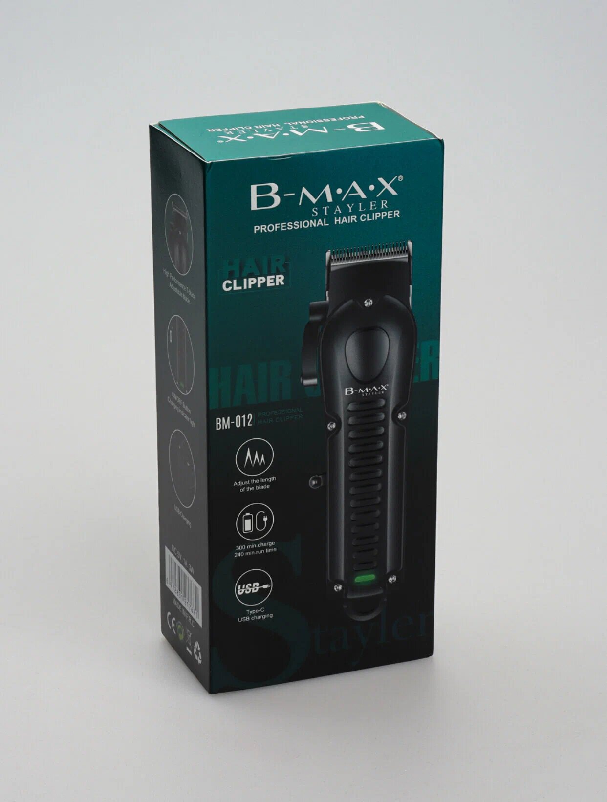 Машинка для стрижки B-M. A. X STYLER BM-012, профессиональная, для мужчин