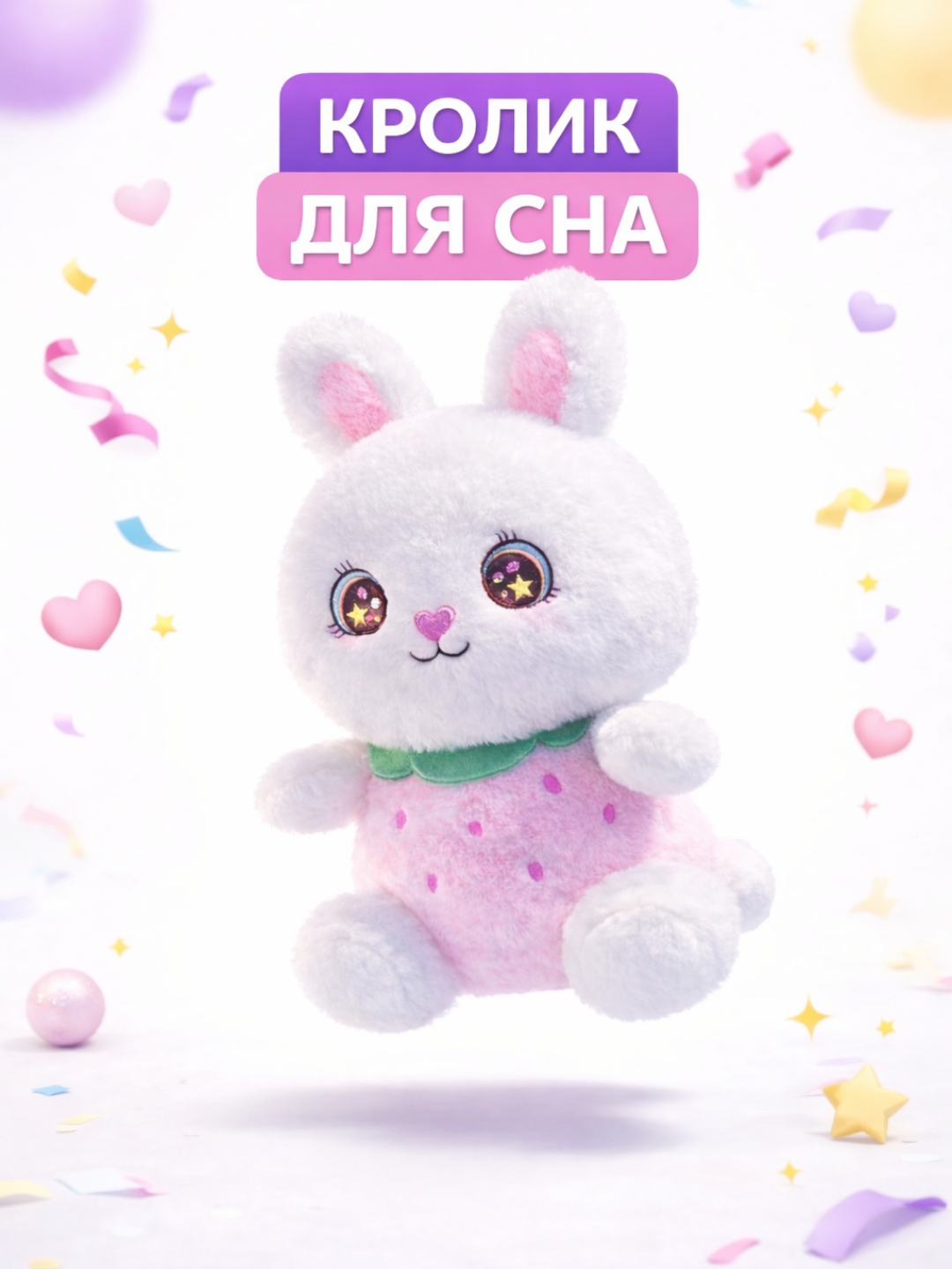 Мягкая игрушка "Кролик", для мальчиков и девочек, дышащая, с музыкой, 35см