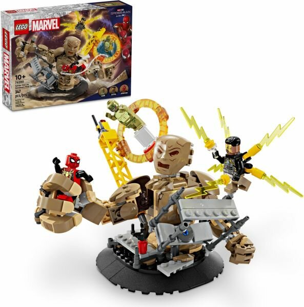 Lego 76280 Super Heroes Человек-паук против Песочного человека: финальная битва