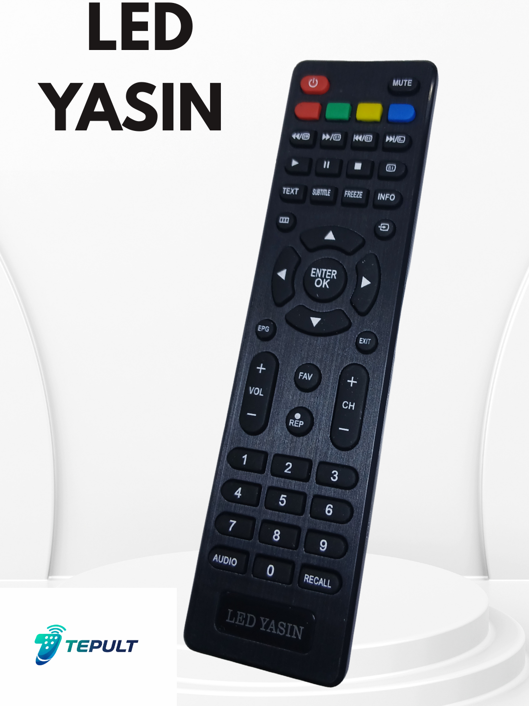 Пульт дистанционного управления YASIN, для телевизоров LED, с ИК-сигналом